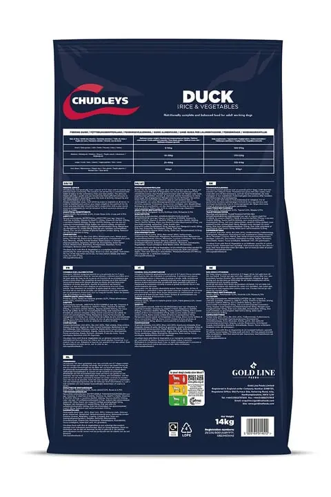 Chudleys Duck With Rice & Vegetables Dog Food - Image 2