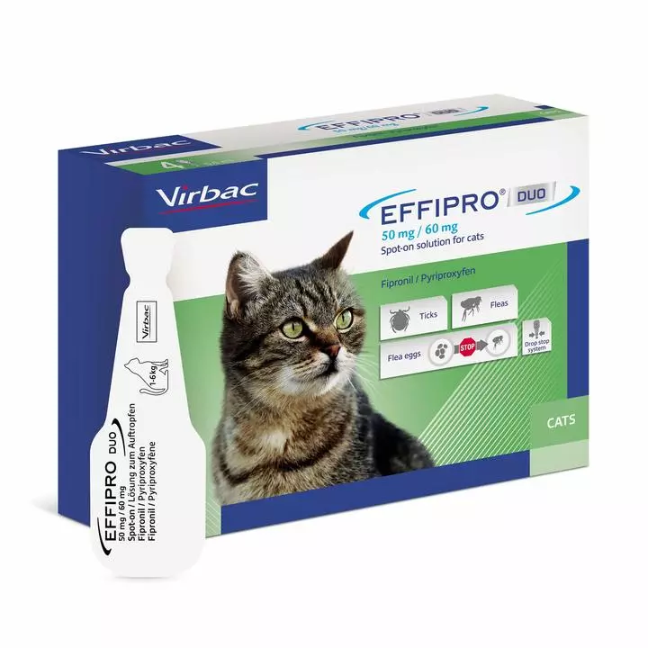 Virbac Effipro Duo Flea & Tick Spot On Solution For Cats & Dogs - Image 2