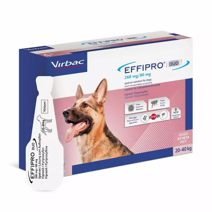 Virbac Effipro Duo Flea & Tick Spot On Solution For Cats & Dogs - Image 4