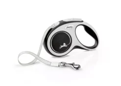 Flexi New Comfort Tape Dog Lead 3m Black