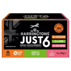 Harringtons Just 6 Multipack Wet Dog Food
