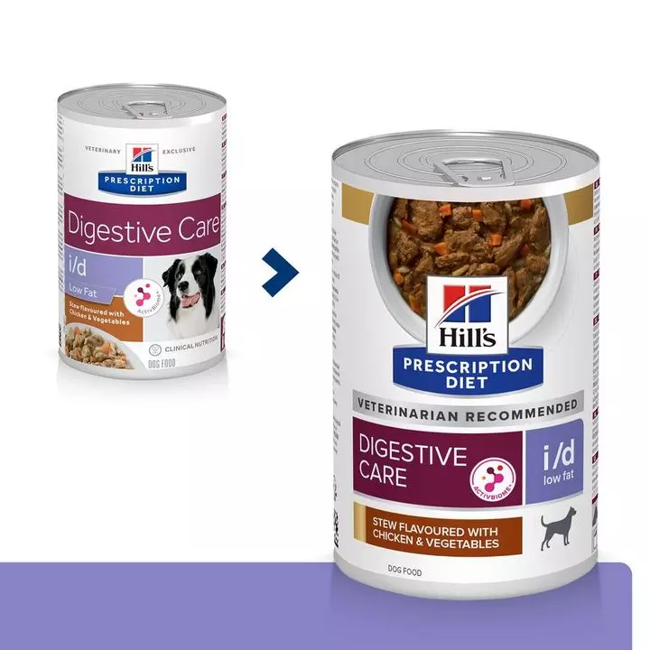 Hills Hill's Prescription Diet I/d Low Fat Digestive Care Dog Stew Chicken & Vegetables - Image 3