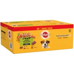 Pedigree Adult Dog Pouches Mixed Selection In Gravy Giant Pack