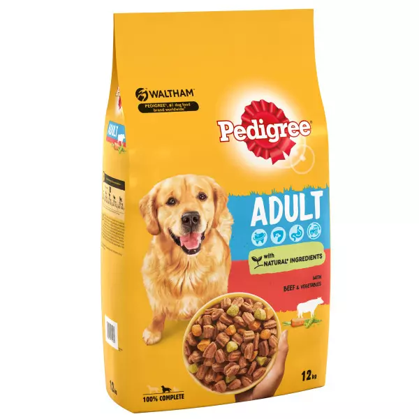 Pedigree Beef & Vegetable Complete Adult Dog Food