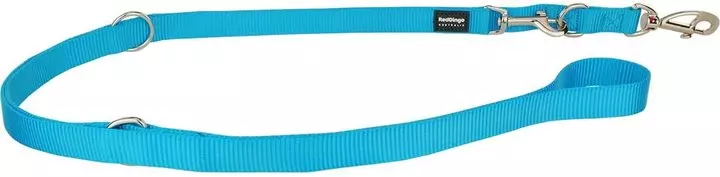 Red Dingo Multi Purpose Dog Training Lead Turquoise