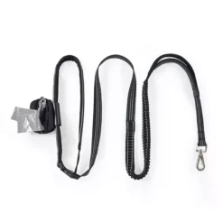Rosewood Reflective Exercise Dog Lead Black