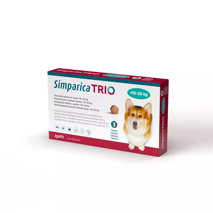 ZOETIS Simparica Trio Chewable Tablets For Dogs - Image 5