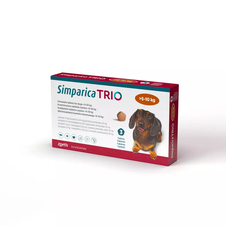 ZOETIS Simparica Trio Chewable Tablets For Dogs - Image 4