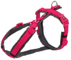 Trixie Premium Trekking Harness For Dogs 44 Cm/15 Mm Fuchsia & Graphite